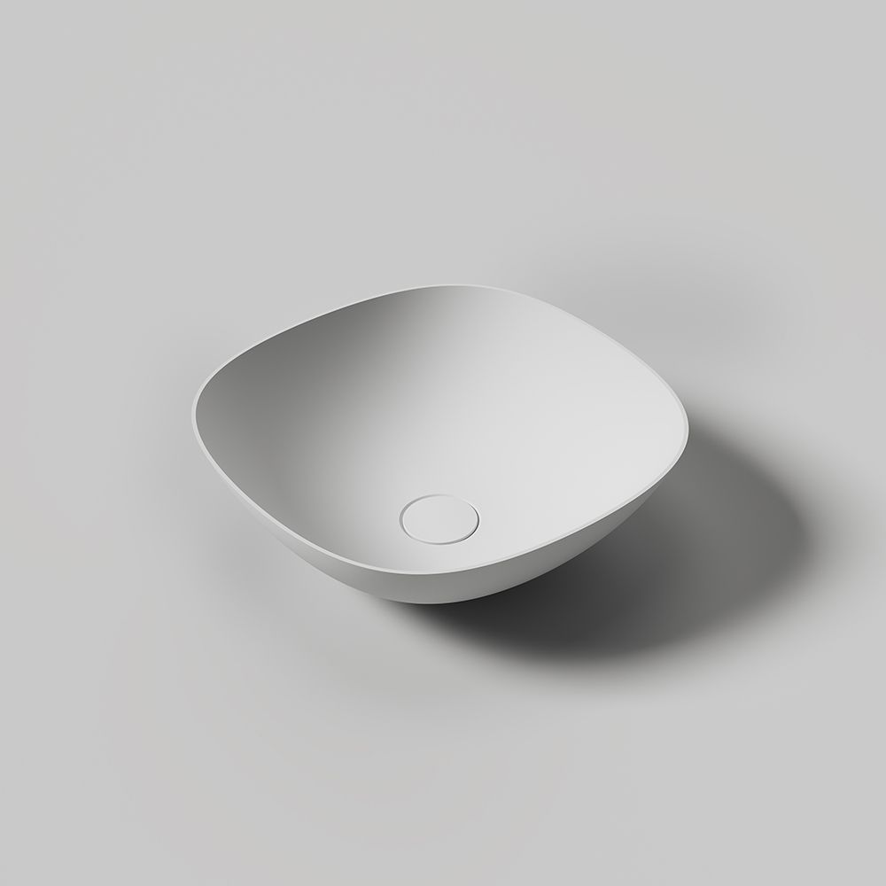 KT-2002 Square Shape Solid Surface Counter Top Wash Basin