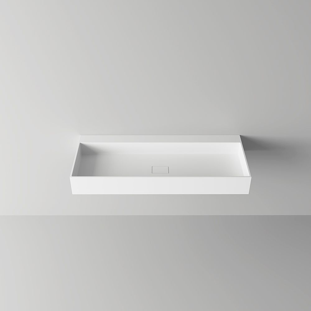 KT-C01 Customize Size Acrylic Solid Surface Wall Hung Wash Basin