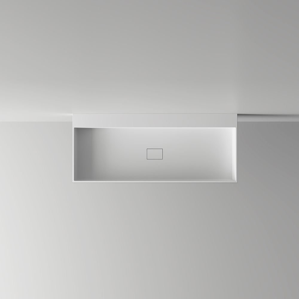 KT-C01 Customize Size Acrylic Solid Surface Wall Hung Wash Basin