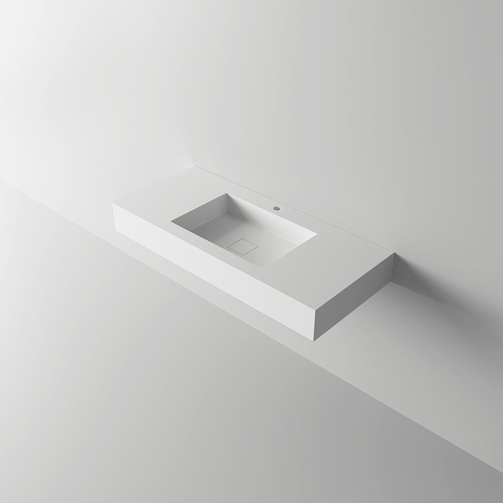 KT-C02 Solid Surface Wall Mount Hand Sink Offer Custom Made Service