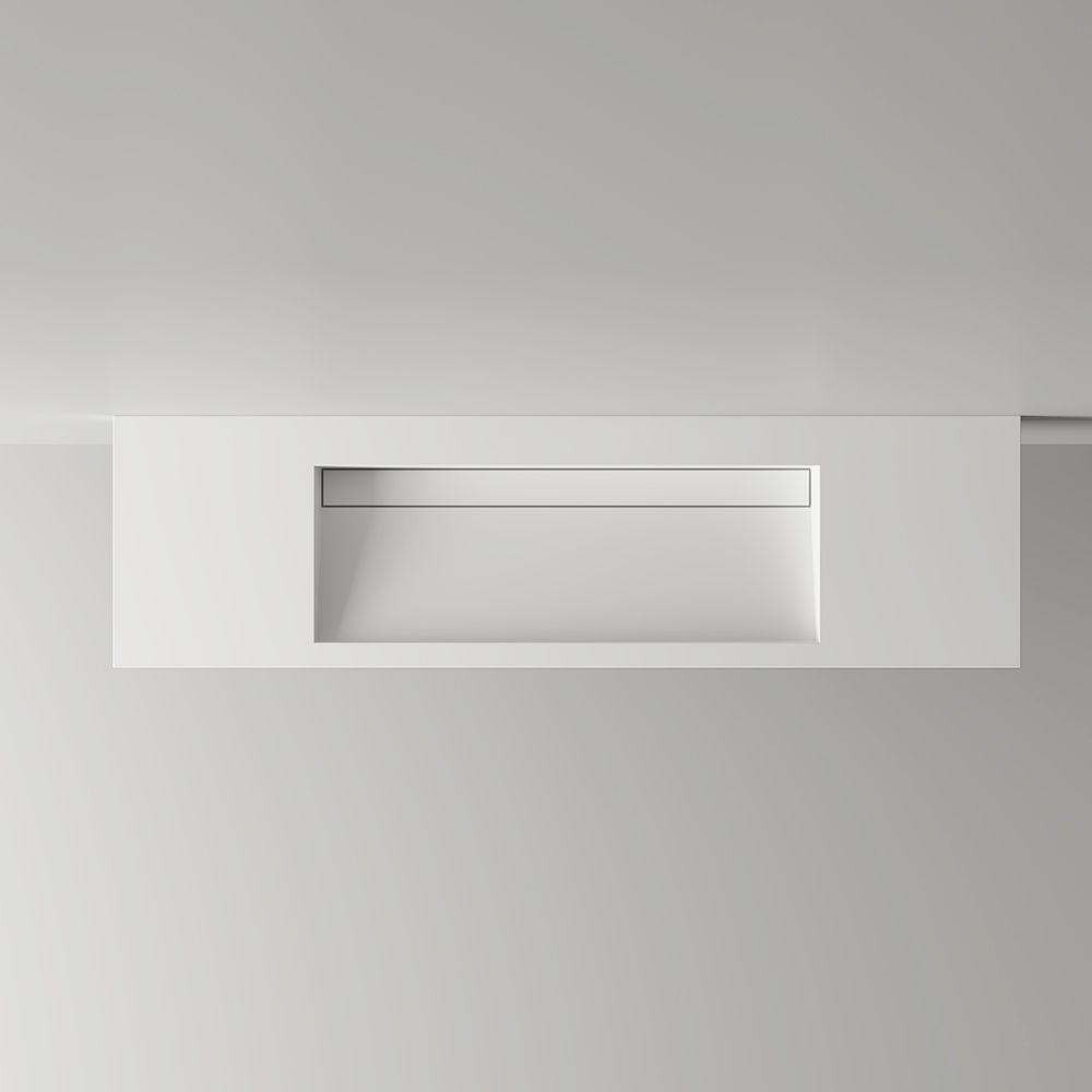 KT-C03 Solid Surface Integrated Sink Customize Wall Hanging Sink