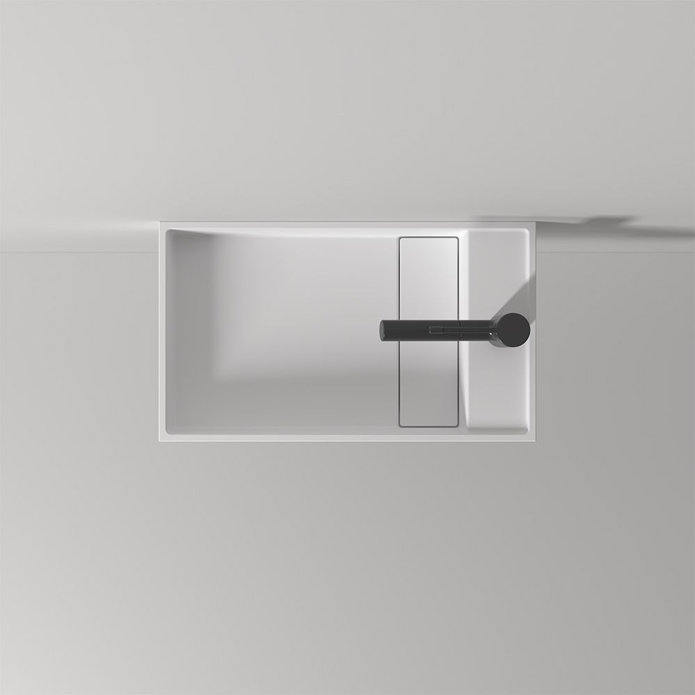 KT-C04 Integrated Towel Bar Design Wall Mounted Bathroom Sink