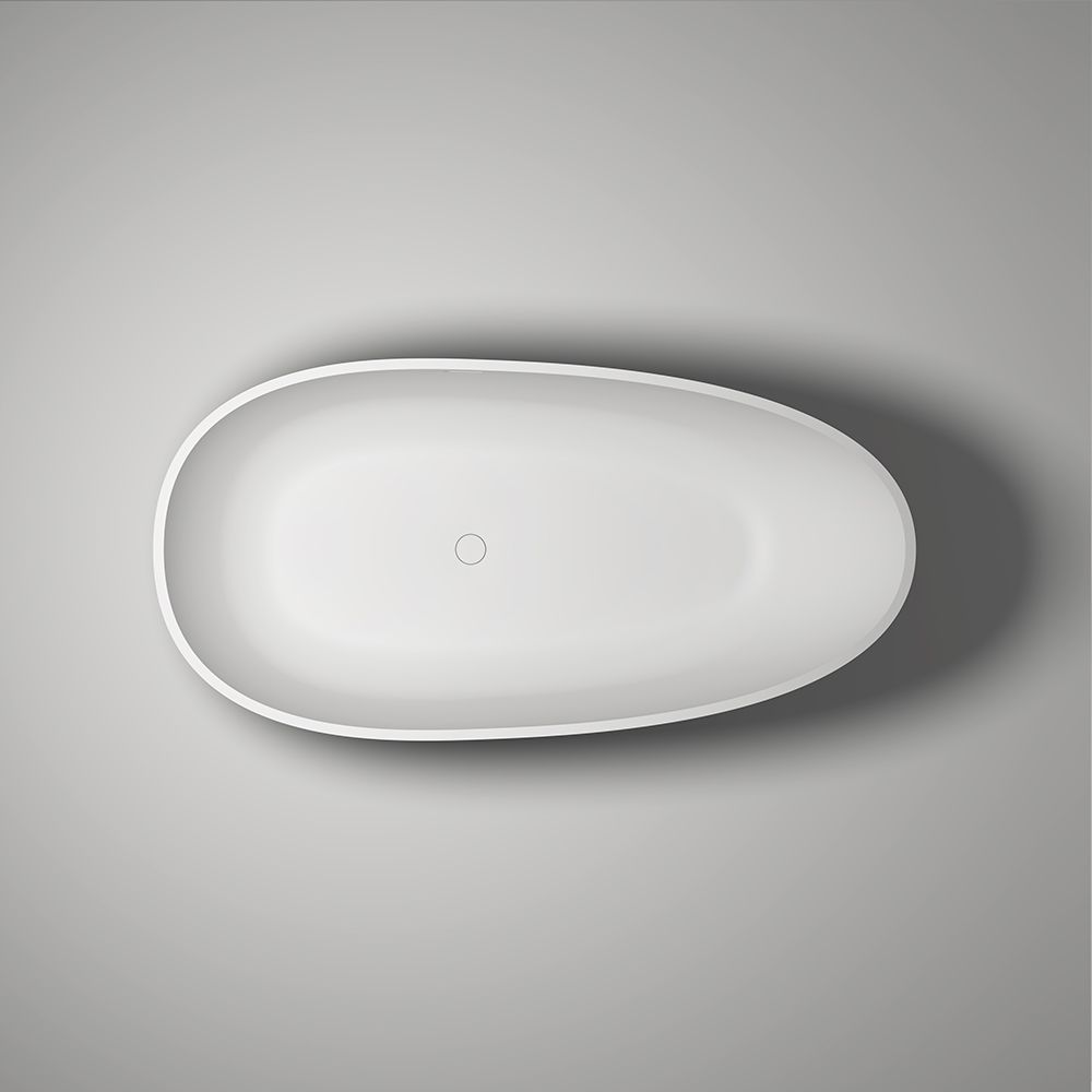 KT-8102 Egg Shape Solid Surface Baths Freestanding Soaking Baths