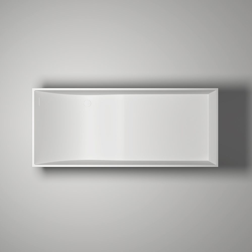 KT-8109 Rectangular Freestanding Tub Made From Solid Surface