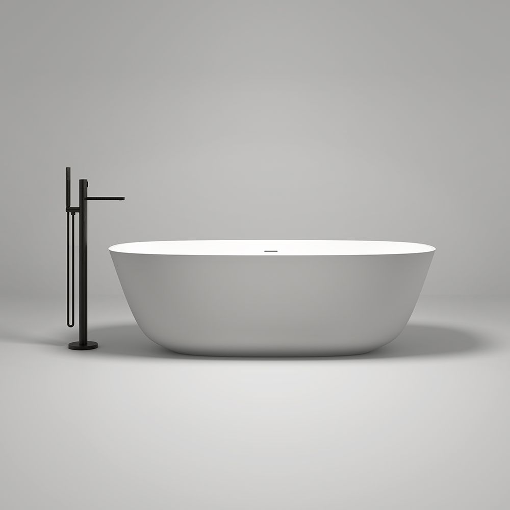 KT-8114 Artificial Stone Bathtubs Stone Resin Freestanding Bathtub