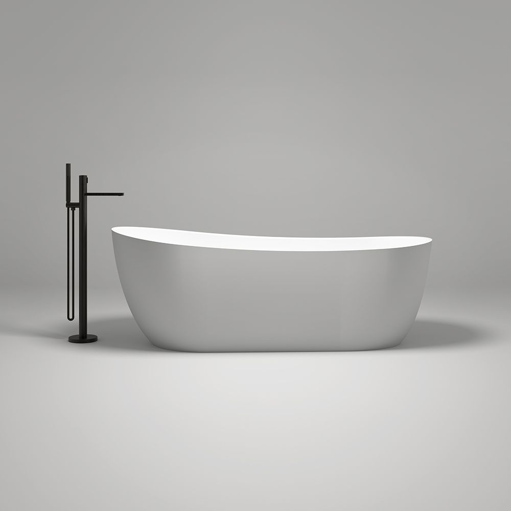 KT-8115 Solid Surface Freestanding Tub with Sleek Design Finish