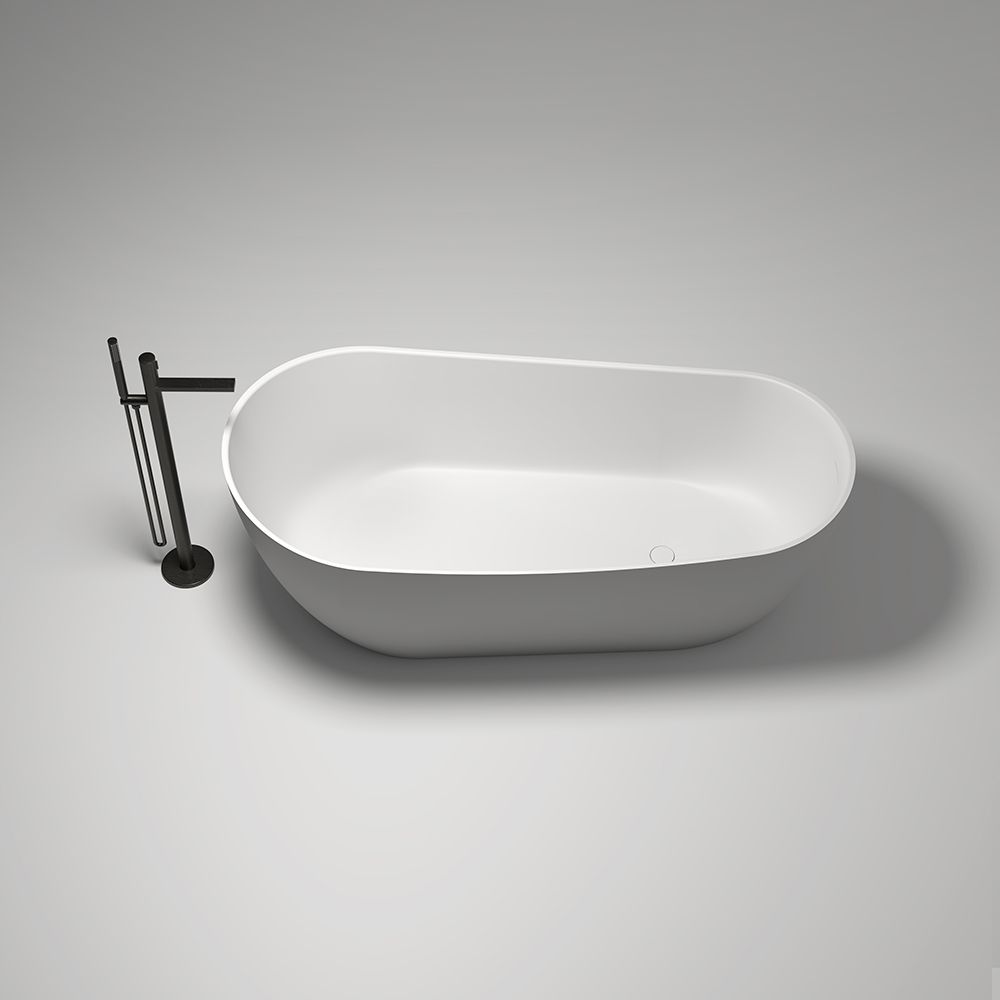 KT-8115 Solid Surface Freestanding Tub with Sleek Design Finish