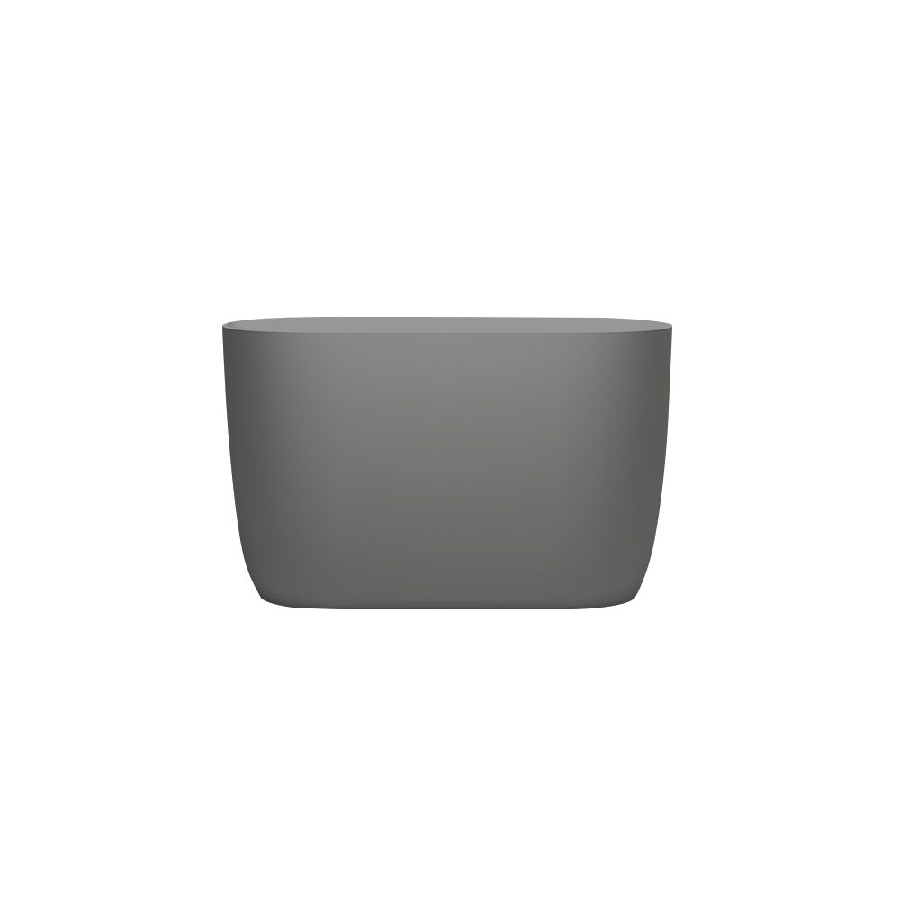 KT-8135 Seated Bathtub Resin Stone Bath With Seat Built-in