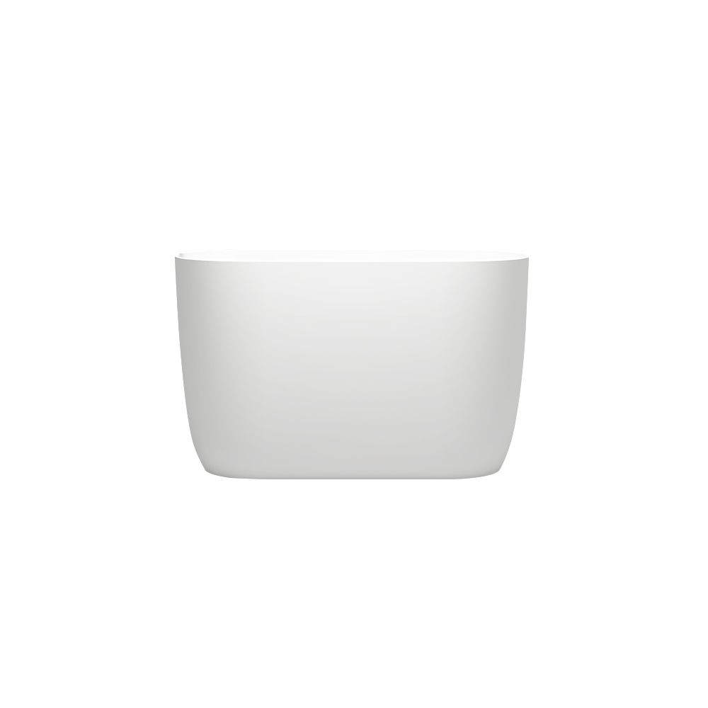 KT-8135 Seated Bathtub Resin Stone Bath With Seat Built-in