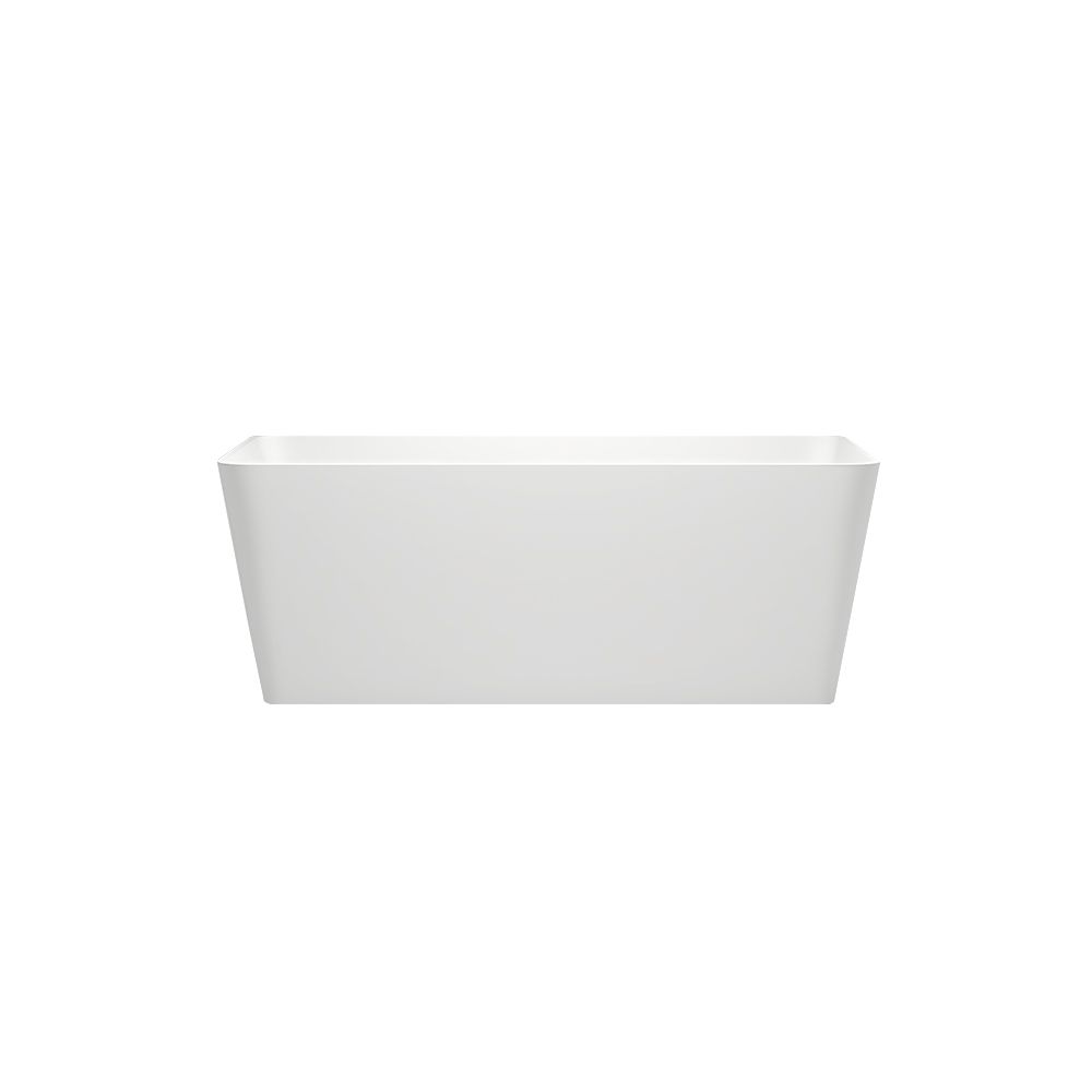 KT-8202 Stone Resin Freestanding Rectangular Soaking Tub