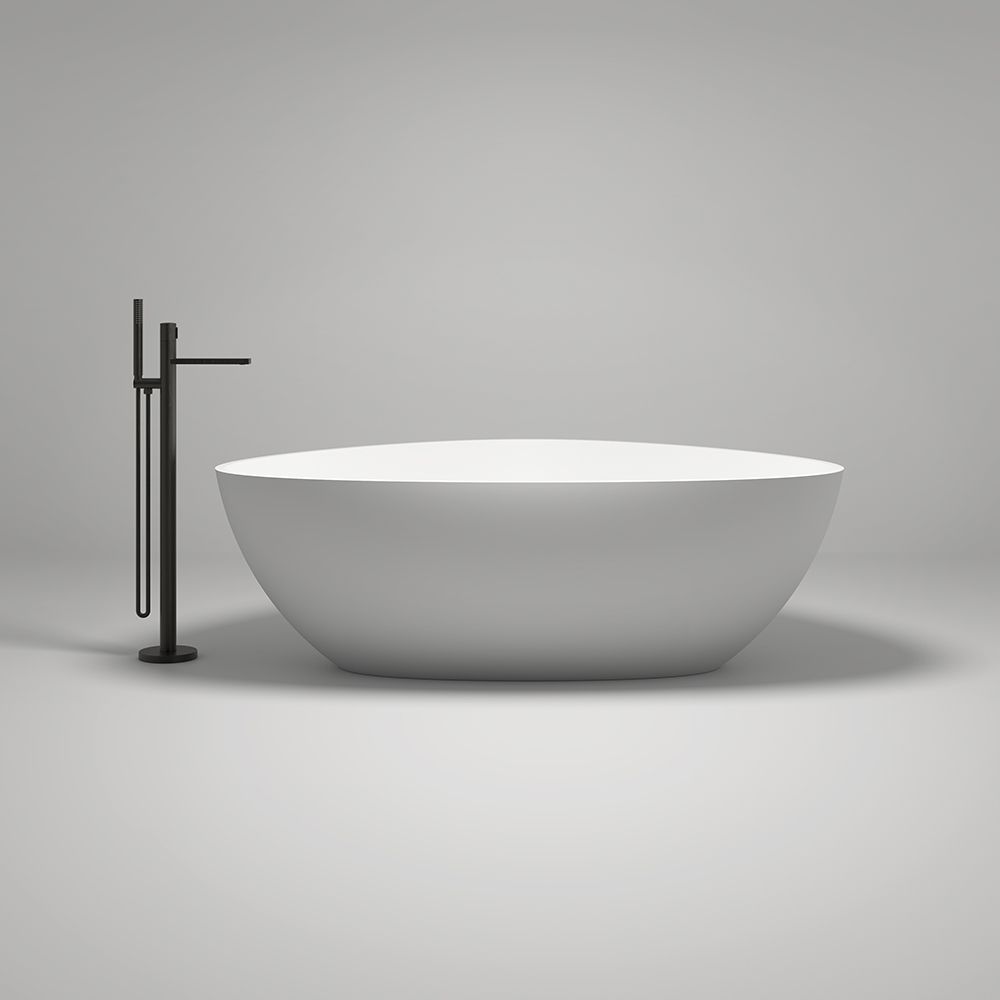 KT-8205 Stone Freestanding Bathtub Resin Stone Triangle Bathtub