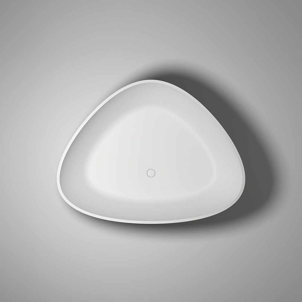 KT-8205 Stone Freestanding Bathtub Resin Stone Triangle Bathtub