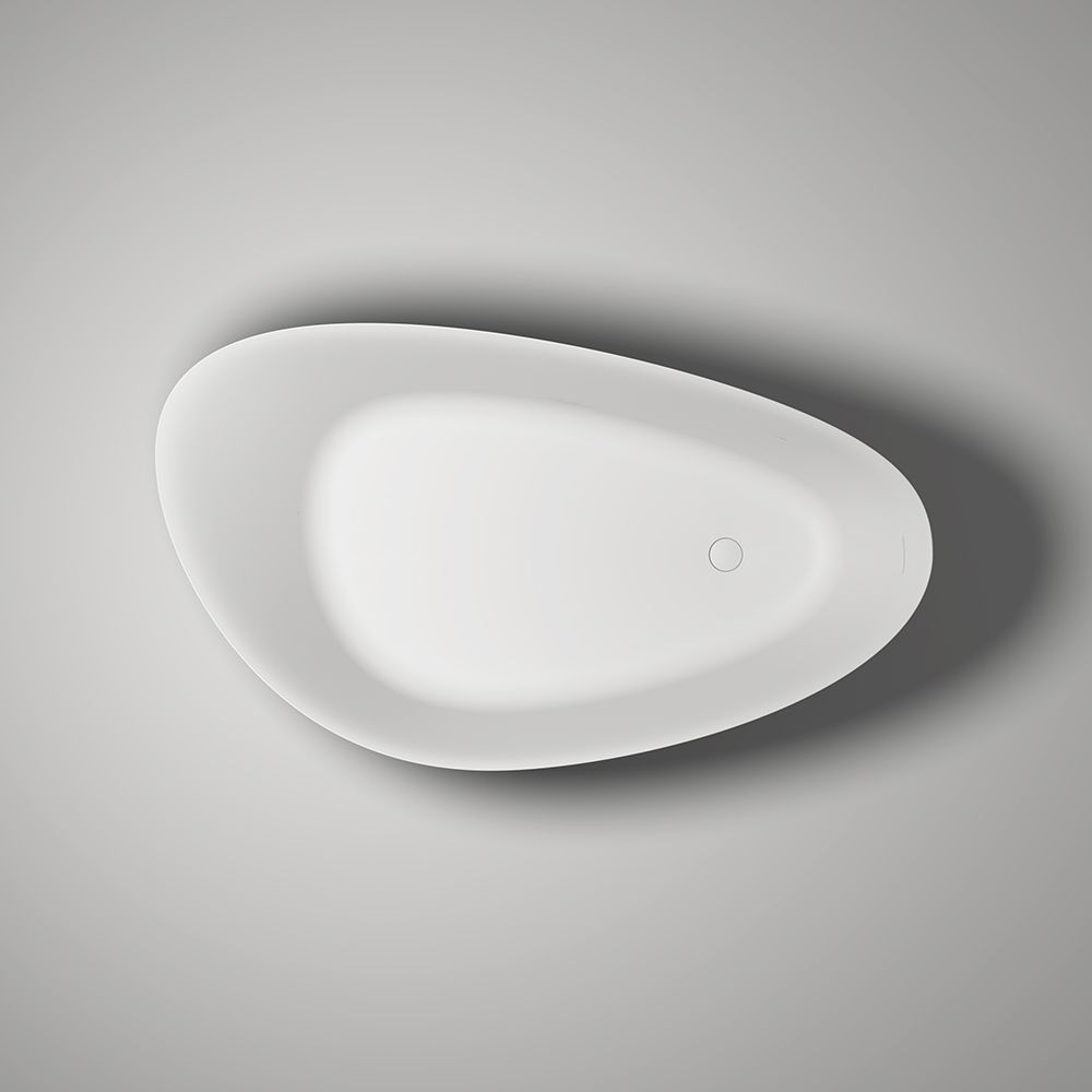 KT-8206 Triangular Bath Tub Solid Surface Freestanding Bathtub