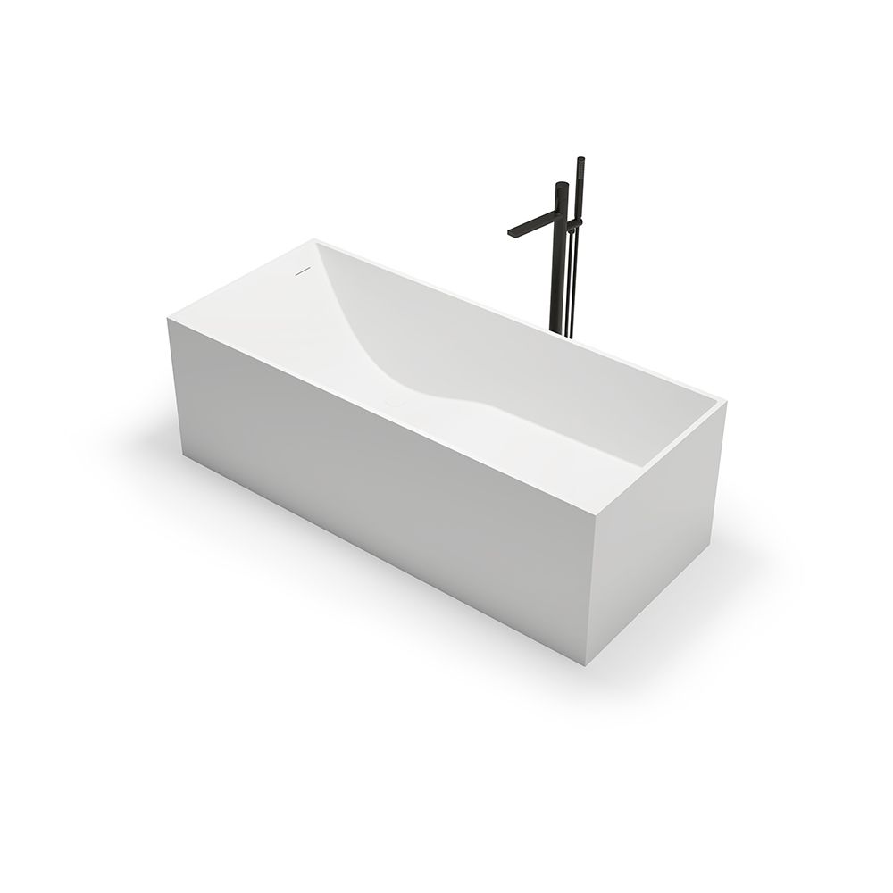 KT-8109 Rectangular Freestanding Tub Made From Solid Surface