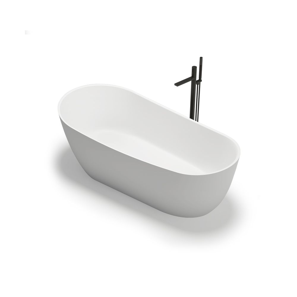 KT-8115 Solid Surface Freestanding Tub with Sleek Design Finish