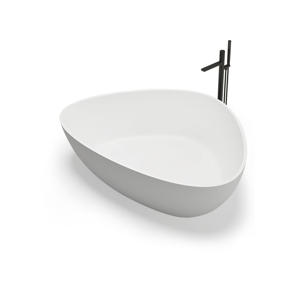 KT-8205 Stone Freestanding Bathtub Resin Stone Triangle Bathtub