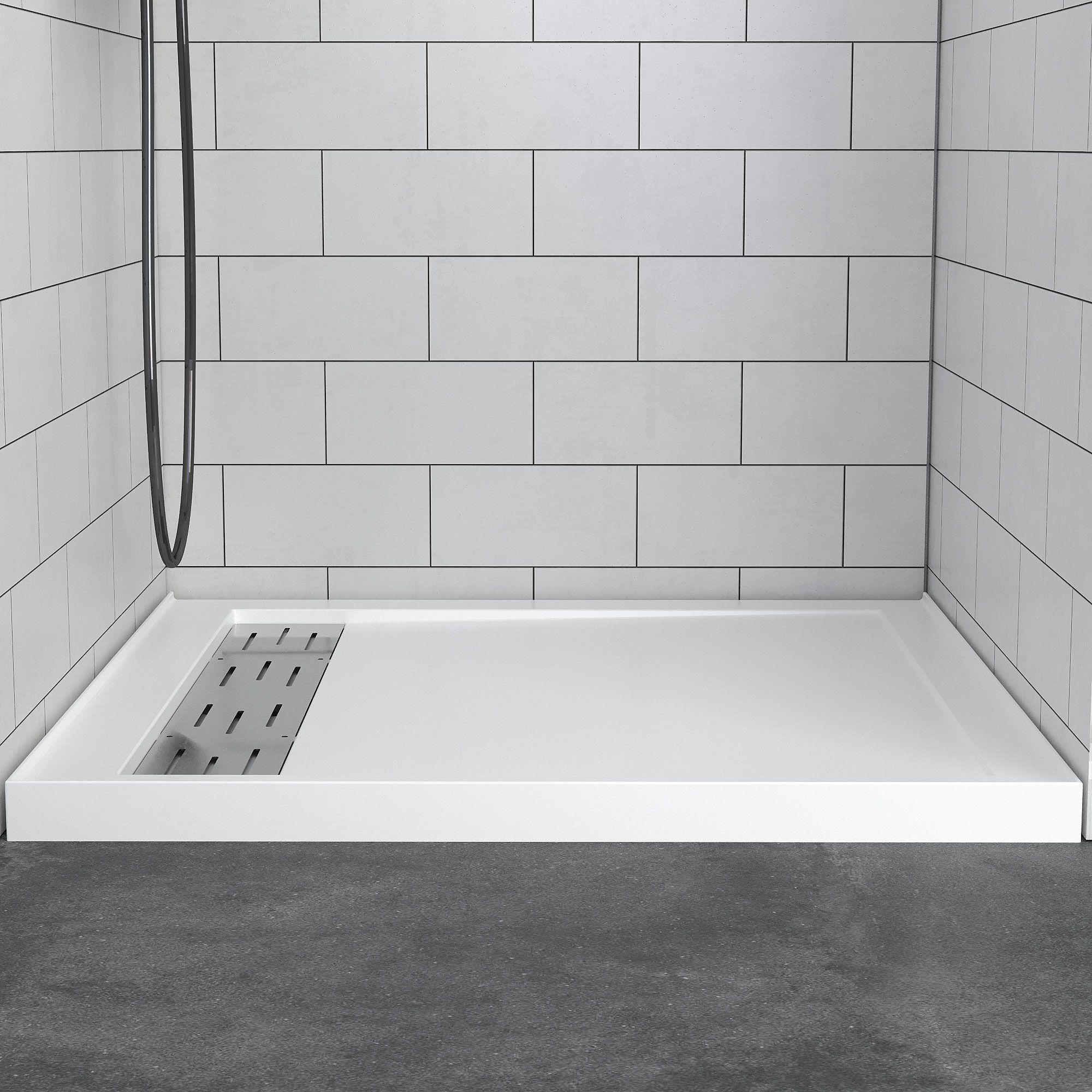 KT-ST010 36×36 Shower Pan Solid Surface Anti Slip Shower Tray