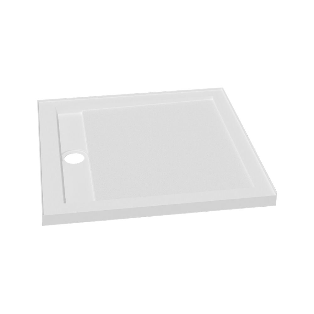 KT-ST011 38×38inch Square Solid Surface Stone Shower Base