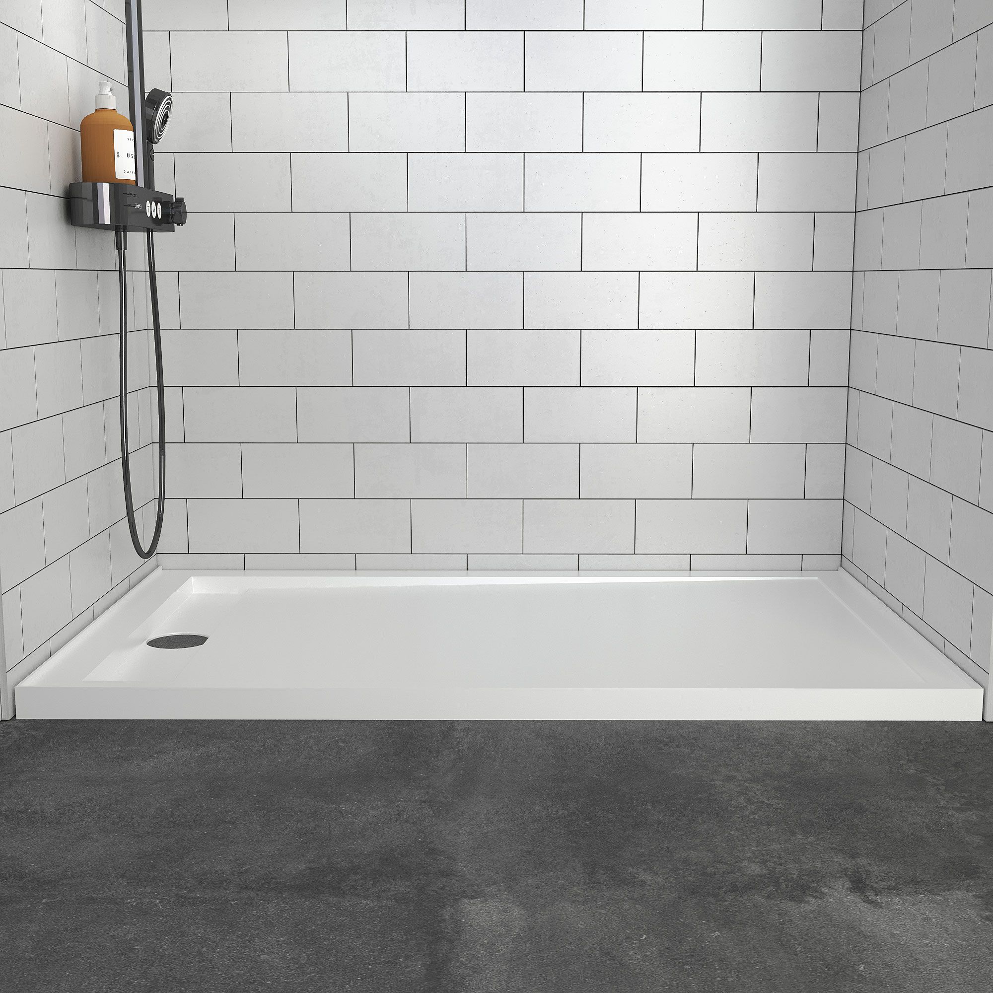 KT-ST012 36×60 Shower Pan Stone Resin Solid Surface Tray