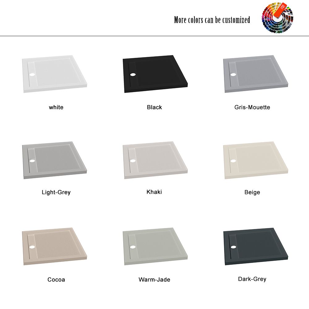 KT-ST012 36×60 Shower Pan Stone Resin Solid Surface Tray