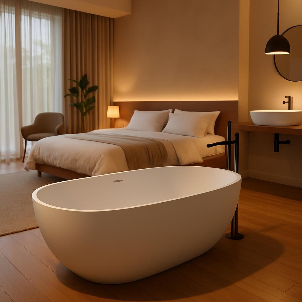 Benefits of Solid Surface Bathtubs for Families with Kids: Safe, Durable, and Easy to Maintain