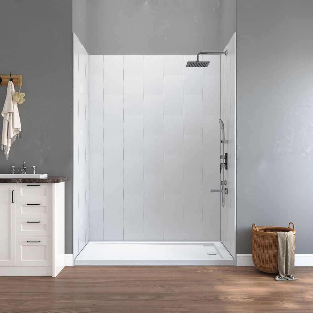 KT-SW002 Easy To Install Shower Decor Bathroom Solid Surface Wall