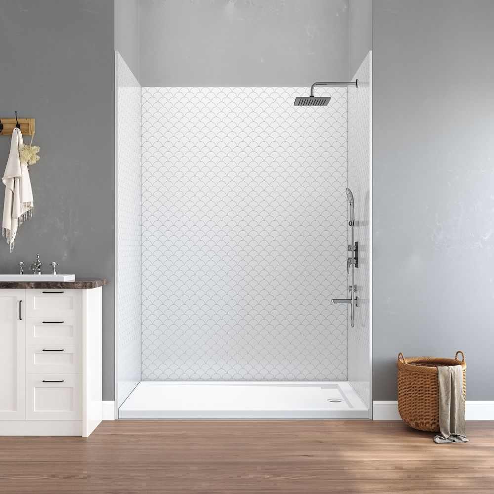 KT-SW011 Shower Decor Walls Solid Surface Bathroom Shower Panels