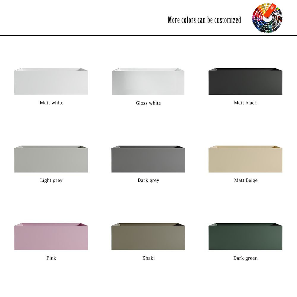 KT-8109 Rectangular Freestanding Tub Made From Solid Surface