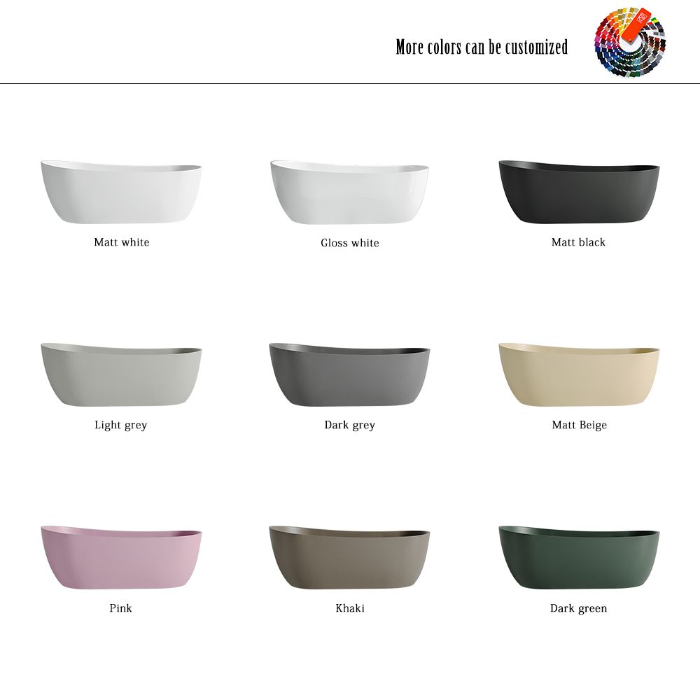 KT-8115 Solid Surface Freestanding Tub with Sleek Design Finish