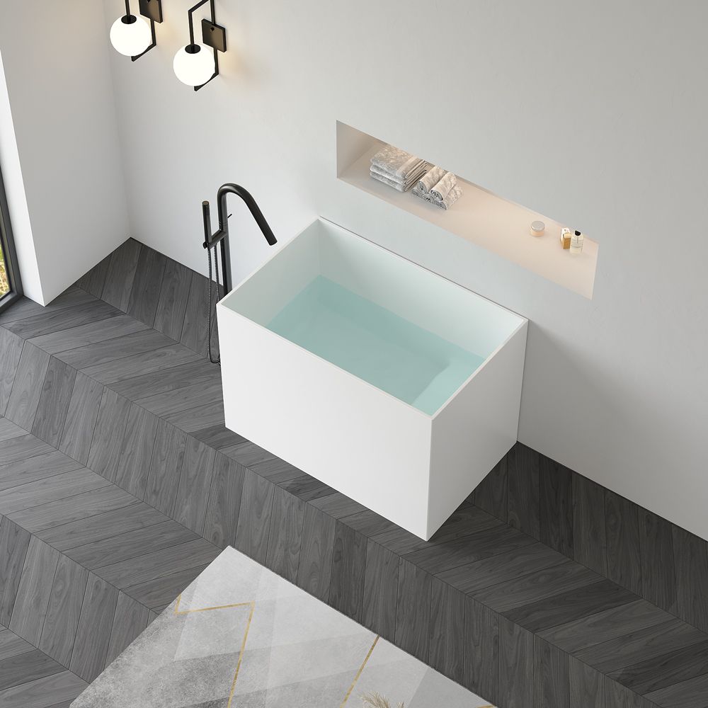 KT-8133 Small Freestanding Bathtub With Seat For Small Bathroom