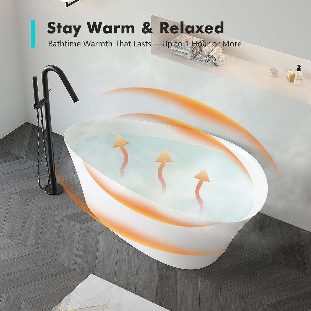 KT-8206 Triangular Bath Tub Solid Surface Freestanding Bathtub