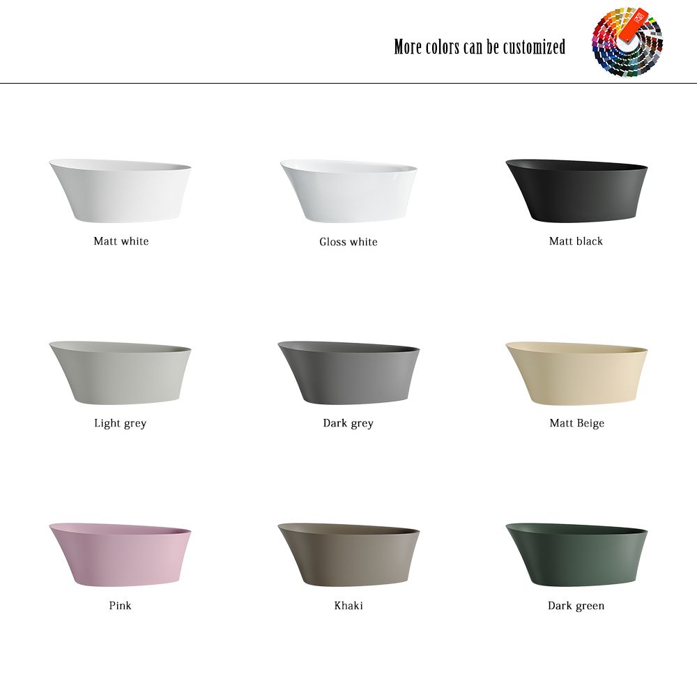 KT-8206 Triangular Bath Tub Solid Surface Freestanding Bathtub