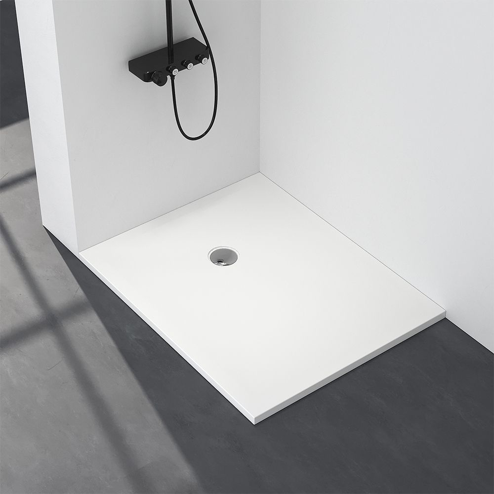 KT-ST022 1000×800 Shower Tray Solid Surface Shower Base