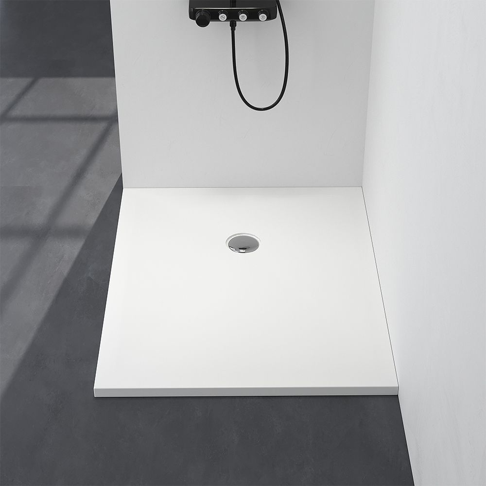 KT-ST022 1000×800 Shower Tray Solid Surface Shower Base