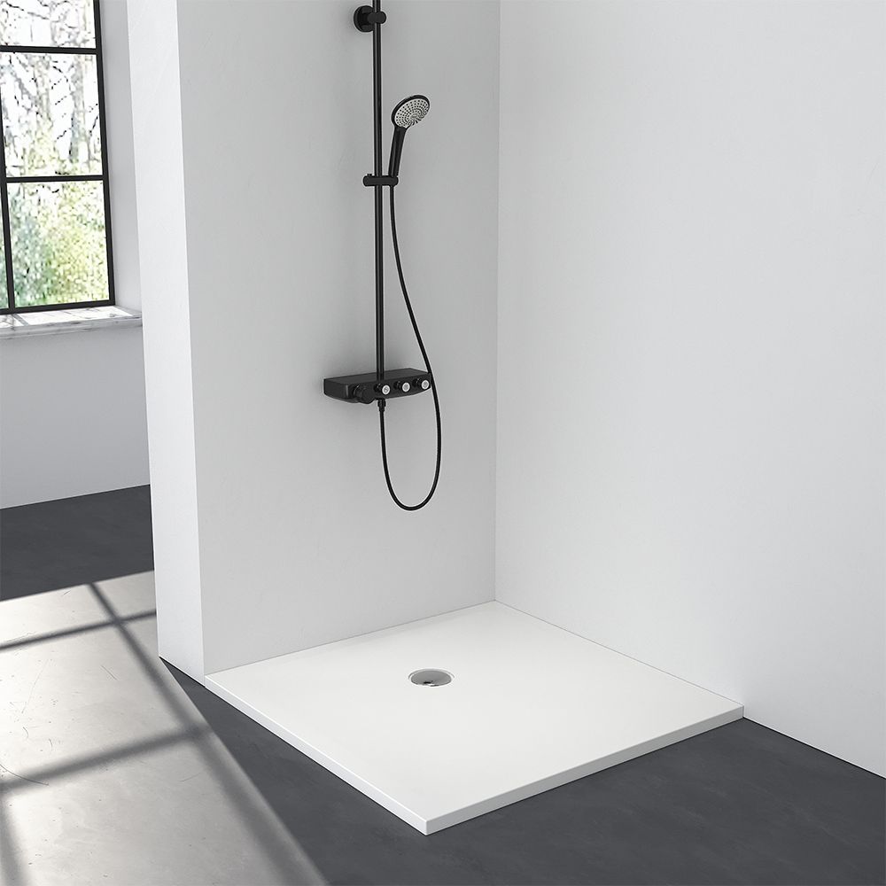 KT-ST021 900×900 Quadrant Shower Tray Solid Surface Shower Pan