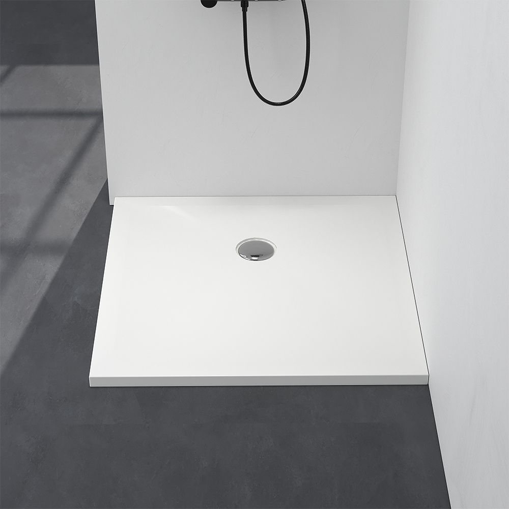 KT-ST020 Mineralcast Solid Surface Shower Base 800 Shower Tray