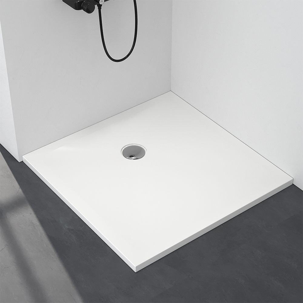 KT-ST020 Mineralcast Solid Surface Shower Base 800 Shower Tray