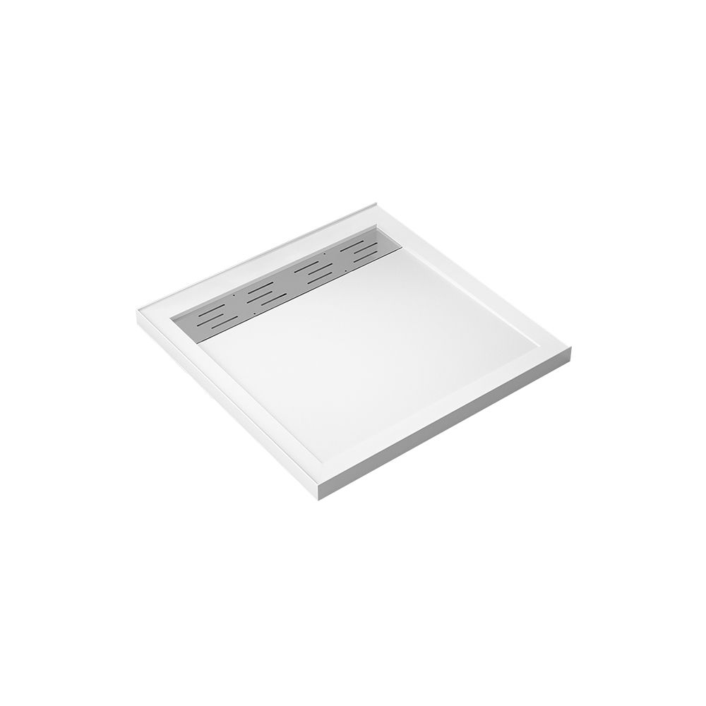 KT-ST011 38×38inch Square Solid Surface Stone Shower Base