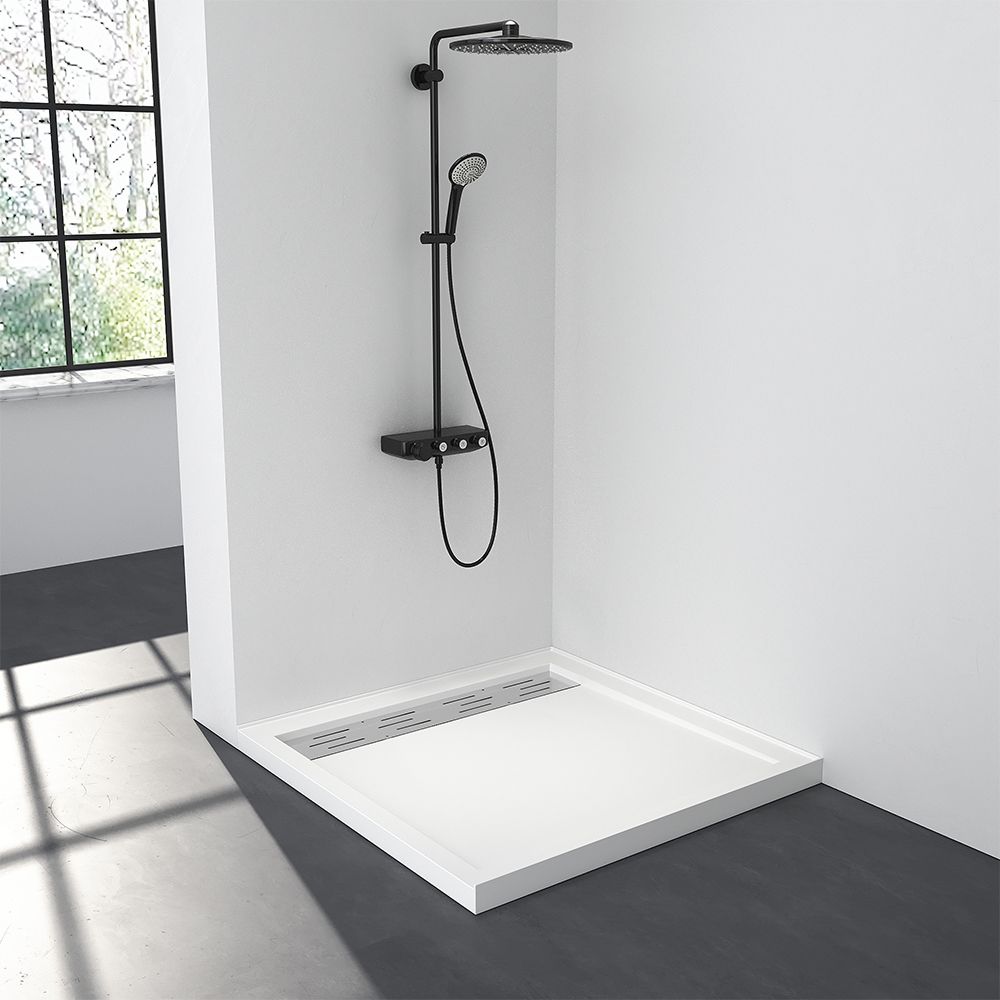 KT-ST010 36×36 Shower Pan Solid Surface Anti Slip Shower Tray
