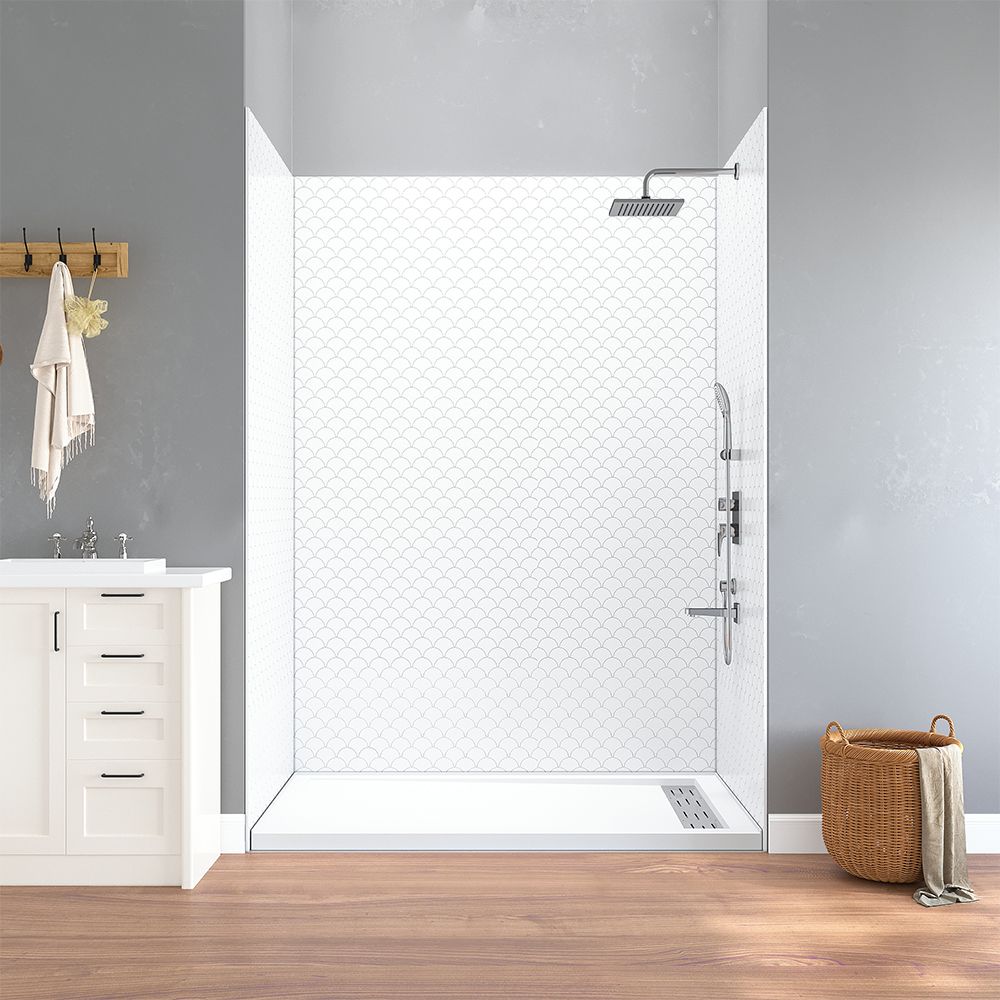 KT-SW011 Shower Decor Walls Solid Surface Bathroom Shower Panels