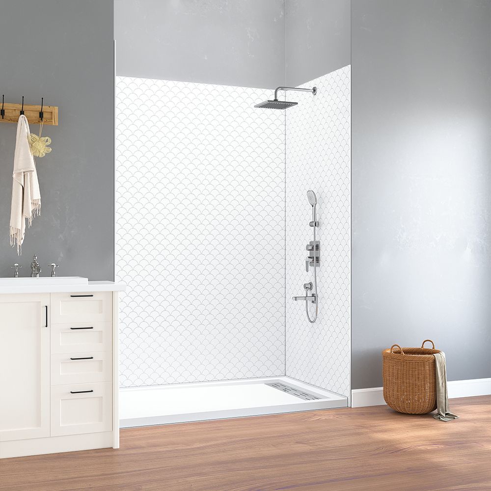 KT-SW011 Shower Decor Walls Solid Surface Bathroom Shower Panels