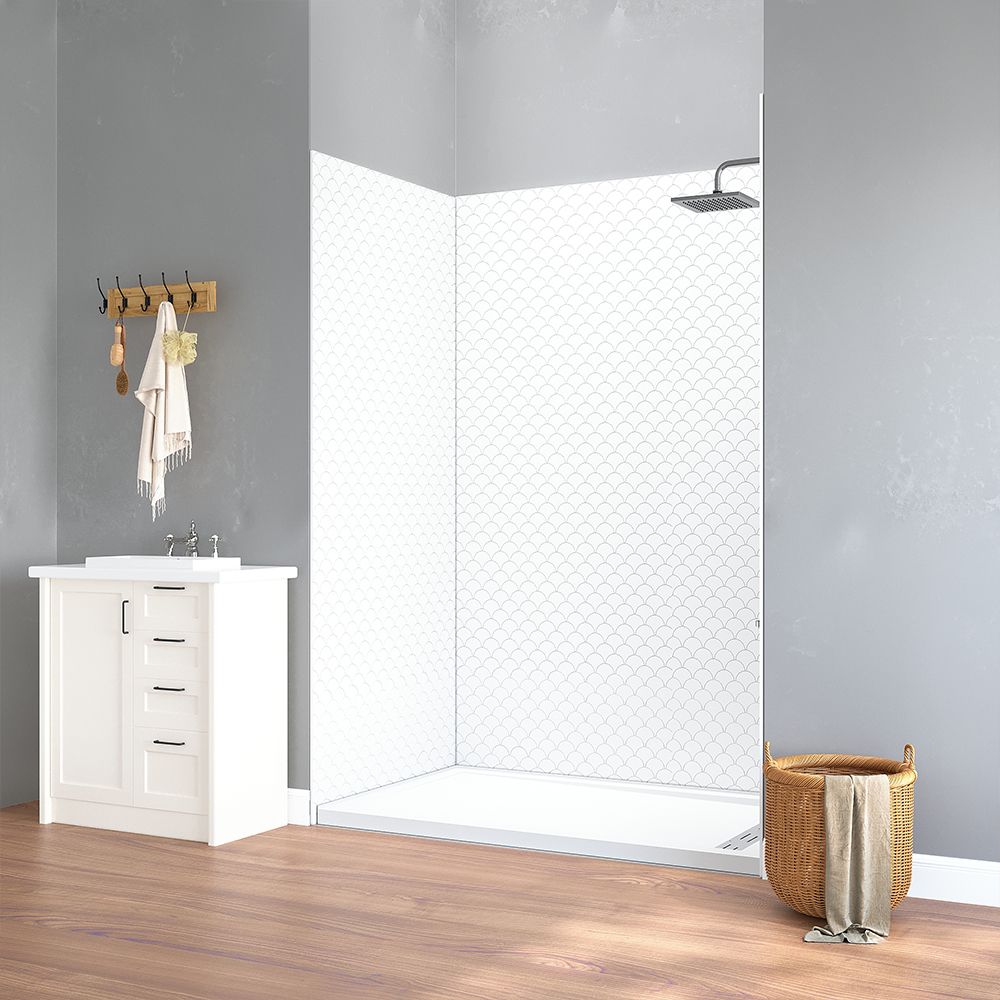 KT-SW011 Shower Decor Walls Solid Surface Bathroom Shower Panels