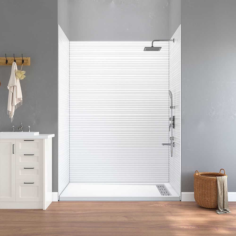 KT-SW010 Wall Mounted Solid Surface Decorative Bathroom Wall Panels