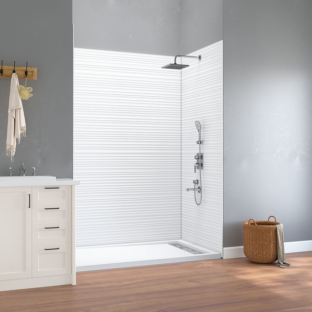 KT-SW010 Wall Mounted Solid Surface Decorative Bathroom Wall Panels