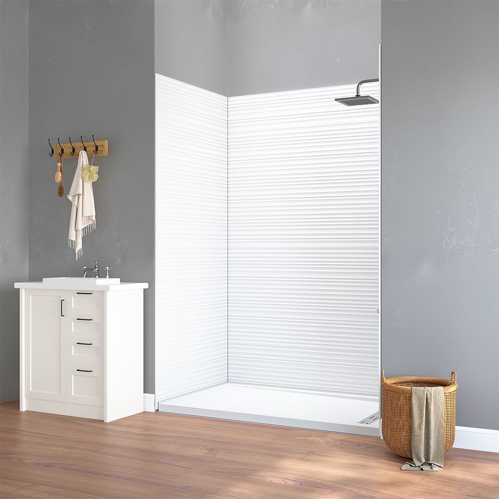 KT-SW010 Wall Mounted Solid Surface Decorative Bathroom Wall Panels
