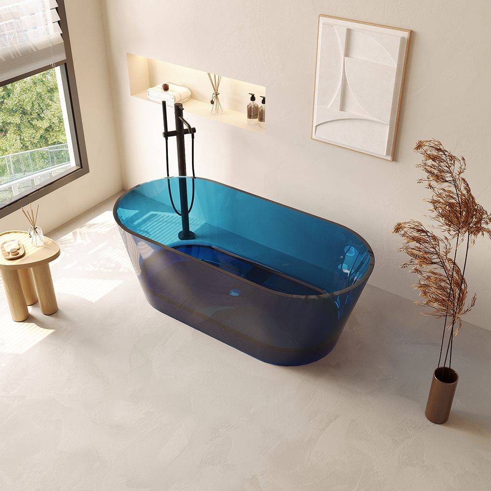 KT-8107R Various Colour Crystal Clear Resin Tub Transparent Tub