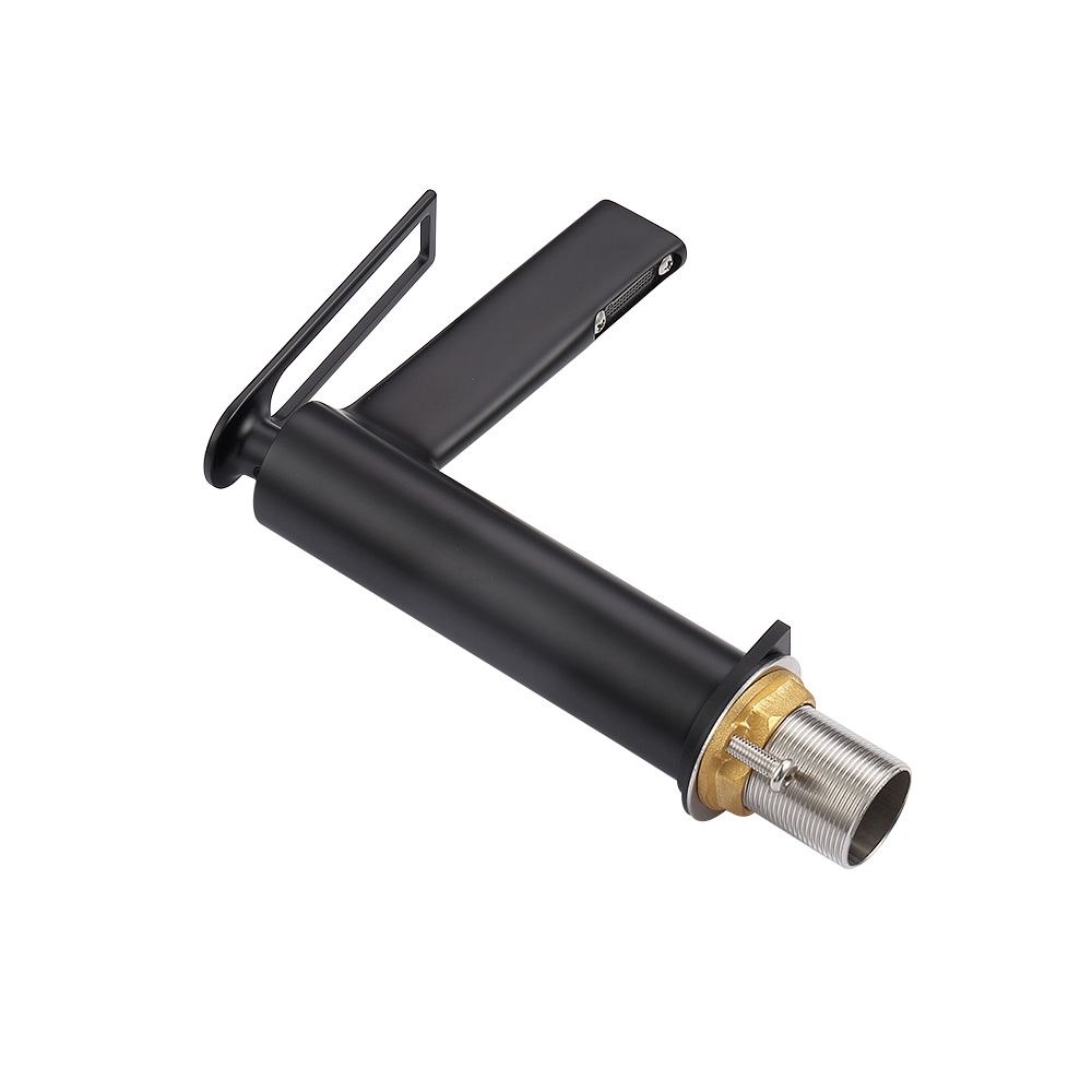 K66739 Brass Material Matt Balck Basin Mixer Bathroom Sink Taps