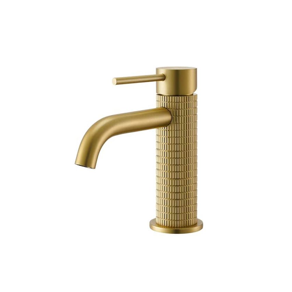 KT-01011B Easy Turn Tap Brushed Gold Brass Vessel Sink Faucet