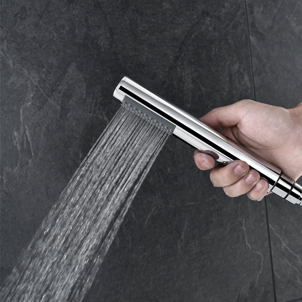 KT-61005 Matt Black Brass Tub Faucet With Hand Shower