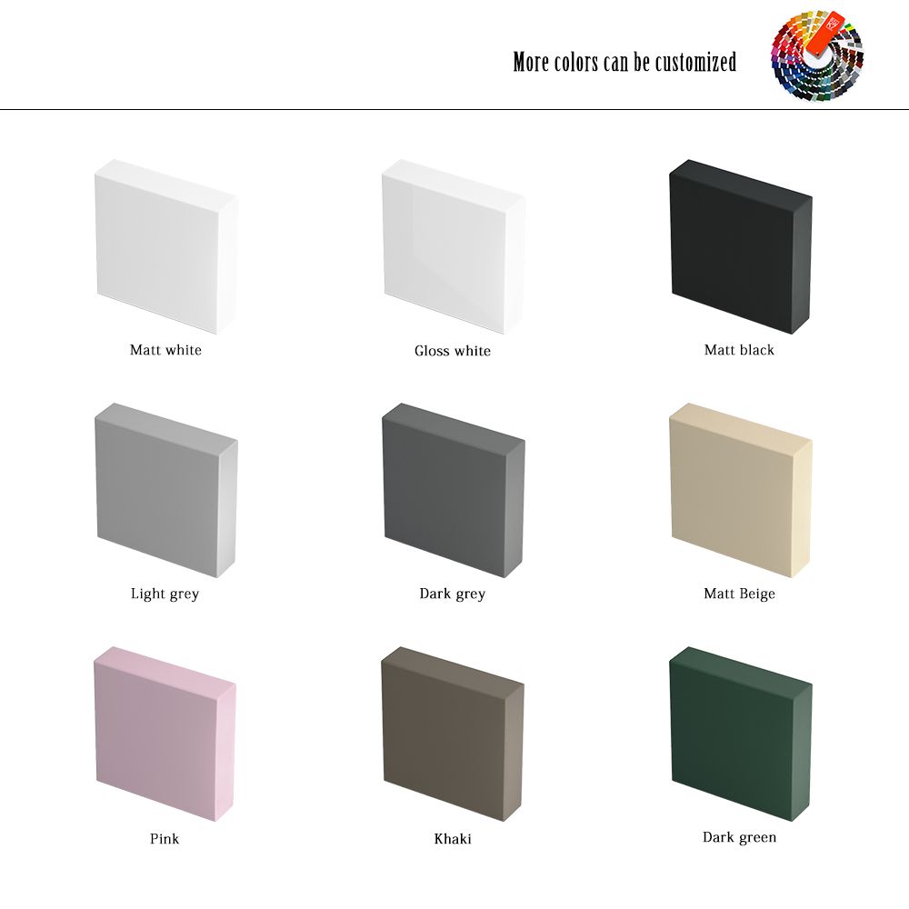 KT-6105 Resin Stone Solid Surface Rectangle Pedestal Sink